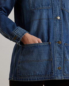 New Arrival Women's <b>Denim</b> <b>Jacket</b> <b>Custom</b> Brand Hooded Collar Windproof Eco-Friendly Breathable Autumn Winter - Product Image 6