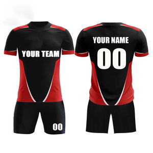 Camisetas de Fútbol Personalizadas con Impresión Digital, Transpirables, de Manga Corta, Uniformes de Fútbol Unisex, Diseño Retro - Product Image 1