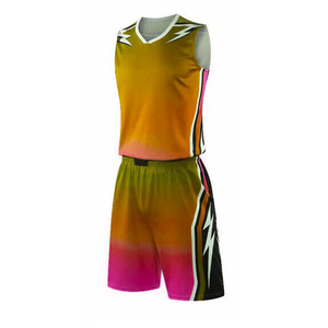 Conjunto de Uniforme de Baloncesto Profesional Hecho en Pakistán, Camisetas de Baloncesto Sublimadas, Uniformes de Baloncesto con Impresión por Sublimación - Product Image 1