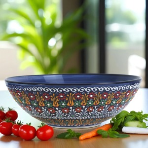 Bol décoratif en marbre de designer, pièce maîtresse en pierre artisanale, plateau de table élégant pour la maison, la cuisine, le salon ou les événements - Product Image 3