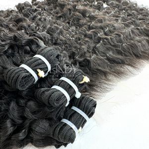 Extensions de cheveux humains du Vietnam couleur naturelle fermeture simple et double nœuds naturels et cheveux humains frontaux Vietnam - Product Image 5
