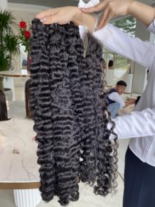 Extensiones de Cabello Humano Rizado Euroasiático, Cabello Vietnamita, Paquete de 100g, Venta al Por Mayor, Diferentes Longitudes - Product Image 2