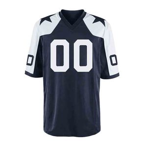 Custom American Football Jersey Men's V-Neck Short Sleeve Sublimated Moisture Wicking Polyester Team Numbers 00 Front Print - Product Image 3