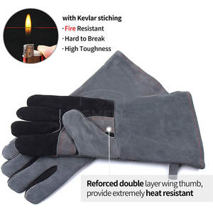 Guantes de Soldadura de Cuero de Fabricante Profesional a Precio Razonable, Guantes de Soldadura Ligeros y Ecológicos para Venta en Línea - Product Image 5