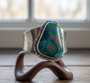 Men's Bohemian Style Tibetan Silver Rose Gold Plated Handcrafted Oval Cut Beaded <b>Bracelet</b> Rudra <b>Gems</b> Third Party Certified - Product Image 1