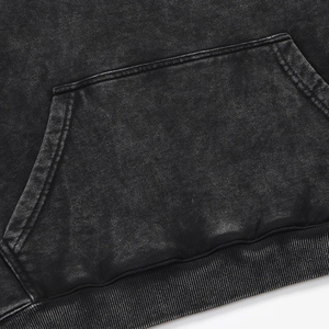 Men's 2024 <b>Black</b> Acid Wash Hoodie Regular Fit High Quality Custom Made <b>Sweatshirts</b> Cotton Hoodie Fully Customizable - Product Image 3