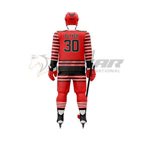 ชุดเครื่องแบบทีมฮ็อกกี้ประกอบด้วยเสื้อรัดรูปโปรและกางเกงที่เข้ากันออกแบบมาเพื่อความสบายและประสิทธิภาพในราคาถูก - Product Image 4