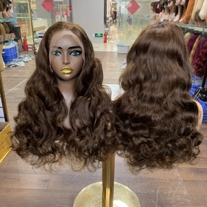 Affordable Bulk Stock 13x4 Lace 24 Inch Ocean Wave Sdd <b>Human</b> Hair <b>Wigs</b> Wholesale Bulk Sale Skin Friendly Breathable Lace - Product Image 3