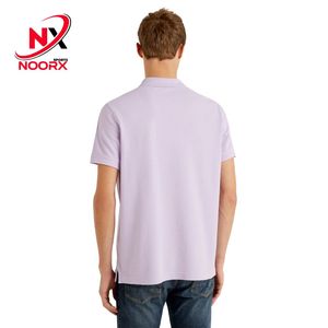 Noorx เสื้อโปโลผู้ชายกีฬาผ้าฝ้าย100% คอปกพับแขนครึ่งสไตล์ล่าสุดออกแบบได้ตามต้องการ - Product Image 5
