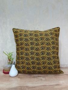 Housse de coussin et taie d'oreiller personnalisables en coton 100% écologique à imprimé rayé tulipe et arbre pour la maison et l'hôtellerie - Product Image 3