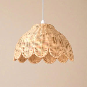 Lámpara de Mimbre para Habitación Infantil, Pantalla de Ratán, Decoración Ecológica, Éxito de Ventas 2026 - Product Image 6