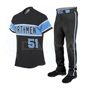 Nouveauté : Uniformes d'entraînement de baseball unisexes grandes tailles, 100 % polyester, couleurs personnalisables, séchage rapide, ensembles respirants - Product Image 6