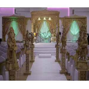 Rajasthani Jodha Akbar Mandap pour mariage Palais de luxe Mandap pour mariages indiens Royal Jodha Akbar Thème Mariage Mandap - Product Image 1