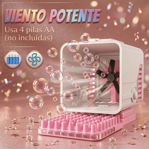 Pistola Gigante per Bolle di Sapone in Plastica con 64 Fori per Bambini e Adulti, Ideale per Feste, Compleanni e Attività all'Aperto - Product Image 4