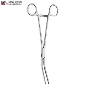Abrazaderas atraumáticas POTTS en ángulo quirúrgico 22 cm tejido vascular delicado instrumentos médicos precio al por mayor - Product Image 4