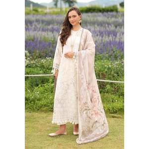 Embroidered <b>Lace</b> Lawn <b>Fabric</b> UF-4228 - Product Image 1