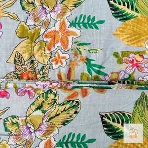 Serigrafía de algodón Cambric 60X60 Tela para correr Tela de algodón con estampado tradicional Jaipuri - Product Image 3