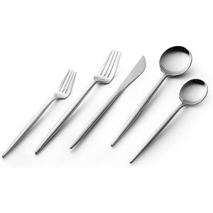 Cubiertos personalizados de proveedores indios de diseño moderno, juego de cubiertos de oro mate de acero inoxidable para bodas para restaurante y vajilla de Hotel - Product Image 5