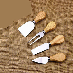 Ustensiles de restaurant réutilisables en acier inoxydable et fourchette ensemble de couverts en métal cadeau de mariage avec longue nouvelle poignée en bambou doré - Product Image 6
