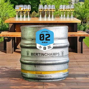 Barril de cerveza Blanche 30L Bertinchamps Bélgica Cervecería local Barril de cerveza blanca de alta calidad Cerveza artesanal a granel al por mayor Precio de exportación - Product Image 3