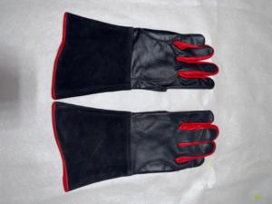 Gants de soudage TIG en cuir Gants de sécurité durables Gants en cuir fendu résistants à la chaleur pour usage industriel - Product Image 4