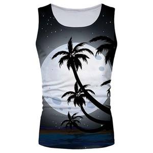 Ropa de hombre camisetas sin mangas precio barato ropa de verano sin mangas de alta calidad sublimación impresa transpirable High Street Tank Top hombres - Product Image 1