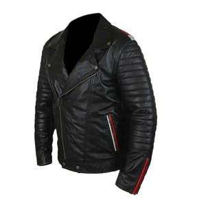 Chaqueta de cuero original para hombre de buena calidad al por mayor, chaqueta básica bonita popular de diseño único para hombre - Product Image 6