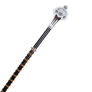 ที่มีคุณภาพสูงกลองที่สำคัญคทาติดดุมโครเมี่ยมนูนหัวกลองใหญ่สลักลายนูนลูกกลมโครเมี่ยมและมงกุฎ - Product Image 3