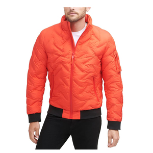 Nuevo 400 GSM puffer alto calentamiento mujeres más costo hasta la rodilla chaqueta hinchada personalizada - Product Image 6