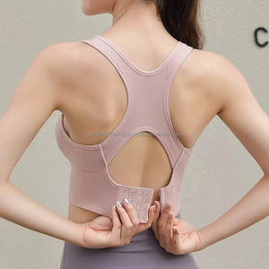 Sujetador Deportivo Elástico para Gimnasio, Running, Entrenamiento, Fitness, Yoga, con Espalda Abierta para Mujer - Product Image 5