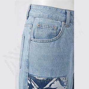 Pantalones Vaqueros de Mezclilla para Hombre 2025, Pantalones Ajustados, Vaqueros Ajustados para Hombre, Venta al por Mayor de Fábrica, Transpirables, Rectos, Servicio OEM - Product Image 5
