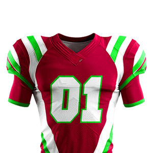 Uniforme de football américain sur mesure OEM pantalon court en jersey polyester sublimé antibactérien respirant équipe à séchage rapide - Product Image 3