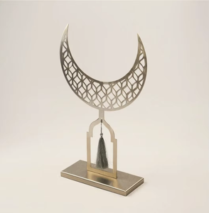 Ramzan Mubarak การประดิษฐ์ตัวอักษรโต๊ะฐานไม้ตกแต่งเหมาะสำหรับงานเฉลิมฉลองเทศกาลอีดที่บ้านและโต๊ะสำนักงานเน้นจากอินเดีย - Product Image 5