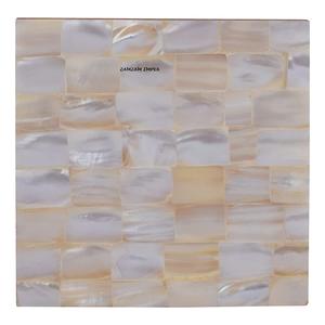 Posavasos hechos a mano de nácar, elegante posavasos con incrustaciones de conchas marinas para mesa de comedor, mesa de centro y decoración del hogar - Product Image 4