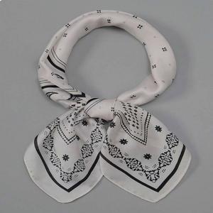 Luxury Cotton and Silk Bandana Customizable Logo Printed <b>Square</b> <b>Scarf</b> Best Fashion handmade Other <b>Scarves</b> - Product Image 5