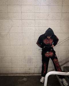 Survêtements imprimés légers de haute qualité sur mesure pour unisexe décontracté élégant coupe régulière ensembles de jogging 2 pièces pour hommes - Product Image 5