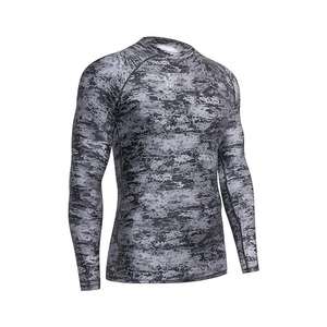 T-shirt de compression Rashguard BJJ imprimé sur mesure pour hommes OEM Rush Guard MMA Rash Guard Concevez votre propre sublimation Anti UV - Product Image 5