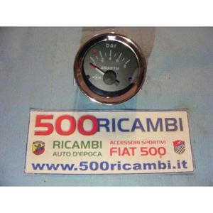 Abarth Strumento Per Cruscotto para Auto Meter Negro FIAT 500 y 126 Presión de Aceite Da 52 - Product Image 1