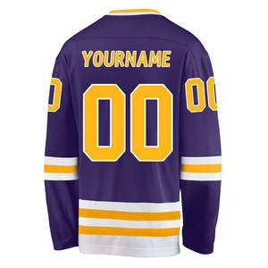 Uniforme de Hockey sobre Hielo Sublimado con Logotipo Personalizado OEM, Jersey de Hockey sobre Hielo Económico para Equipos Deportivos - Product Image 5