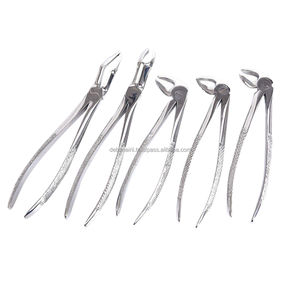 ชุดคีมถอนฟันสแตนเลสแบบใช้มือสำหรับผู้ใหญ่ ด้ามจับตามหลักสรีรศาสตร์ เครื่องมือผ่าตัดระดับมืออาชีพ - Product Image 1