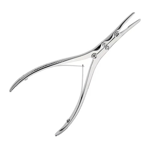 Rongeurs à os chirurgicaux manuels en acier inoxydable, outil de coupe et d'affûtage osseux pour usage orthopédique et vétérinaire - Product Image 1