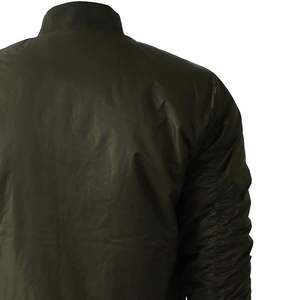 Veste bomber pour homme grande taille, fabrication sur mesure OEM, imprimée, dernière arrivée, hiver, manches longues, chaude - Product Image 5
