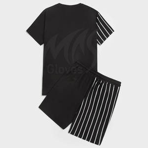 ชุดกีฬาสองชิ้นสำหรับผู้ชายกางเกงขาสั้นพิมพ์ลายสำหรับกีฬากลางแจ้งขนาดพิเศษสำหรับฤดูหนาว/ฤดูร้อน - Product Image 2