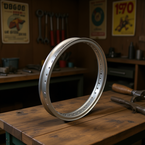 Nouvelles jantes de moto vintage en aluminium avec bordure en H pour motos des années 70 WM3 2.15x19 36 trous Rétrofit/Amélioration - Product Image 3