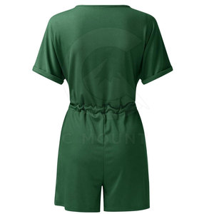 Rompers Casuales de Verano para Mujer, Manga Corta, Transpirables, de Algodón, para Playa, Viajes, Moda, Cómodos y Elegantes - Product Image 6