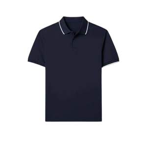 เสื้อโปโลผ้าคอตตอนสำหรับผู้ชายเสื้อฝึกซ้อมกอล์ฟผ้าคอตตอนใส่ลำลองแบบแอคทีฟแบบแห้งเร็วระบายอากาศได้ดี - Product Image 3