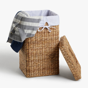 Thùng Đựng Đồ Lớn Lục Bình Có Nắp Đậy Giỏ Đựng Đồ Giặt Giá Rẻ Nhất Giỏ Đựng Đồ Dệt Tự Nhiên - Product Image 2