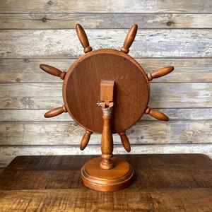 Modern stil antika kanada denizcilik gemi dümeni ayakta ayna kozmetik düğün için dekore edilmiş oturma odası ve giriş - Product Image 4