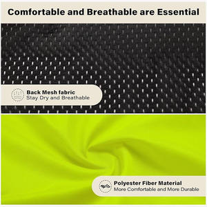 Chaleco de seguridad de invierno de alta visibilidad Roadway para trabajadores de la construcción, chaleco de seguridad de alta visibilidad con logotipo personalizado para hombres y mujeres - Product Image 6