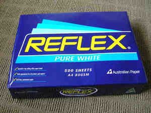 Reflex A4 Copy Paper Total 2500 Pages 5 x Reams Ultra White 80Gsm 500 Per Ream For Sale - Product Image 5
